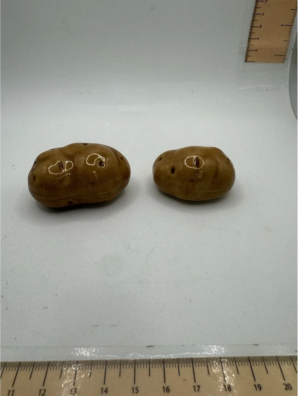 Vintage Potato Salt and Pepper Shakers